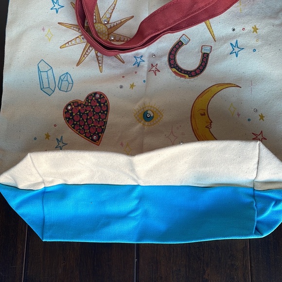 Swarovski Lucky Goddess Canvas Festival Tote Bag - Picture 4 of 10